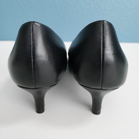 NATURALIZER ~ GIA Kitten Heels ~ Black 8W ~ Like New! - Picture 4 of 13